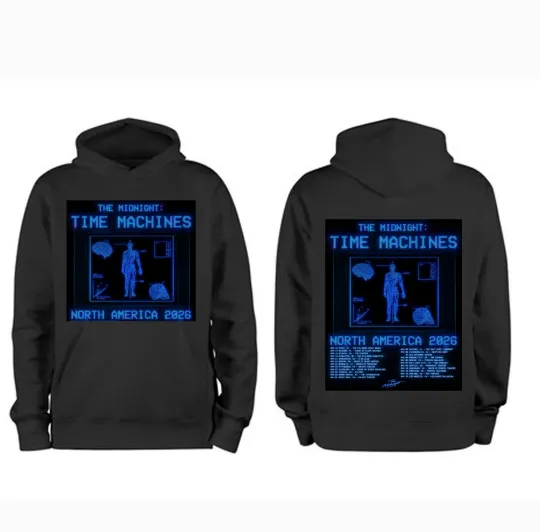 Discover The Midnight North American Tour 2026 Hoodie