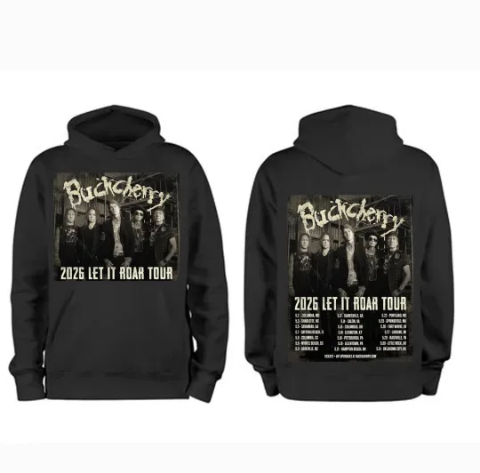 Discover Buckcherry BUCKCHERRY LET IT ROAR TOUR 2026 Hoodie