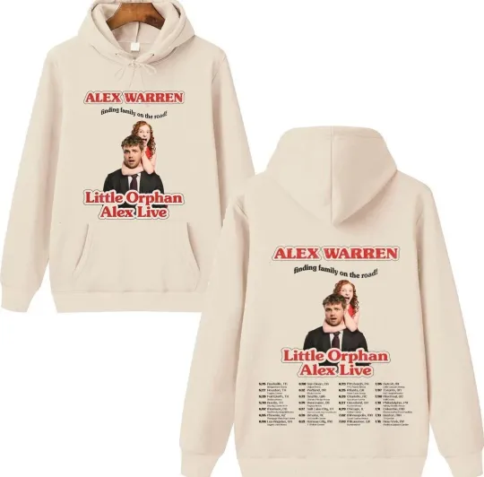Discover Alex Warren Little Orphan Alex Live Tour 2026 Hoodie
