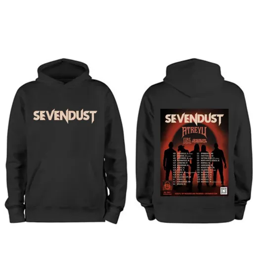 Discover Sevendust New Album ONE and Spring 2026 US Tour Hoodie