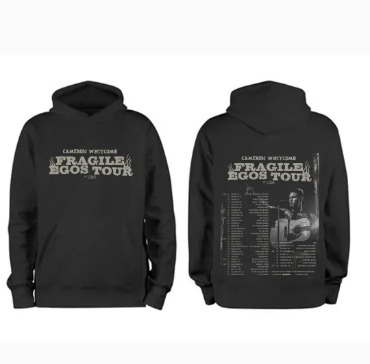 Discover Cameron Whitcomb 2026 Fragile Egos Tour 2026 Hoodie