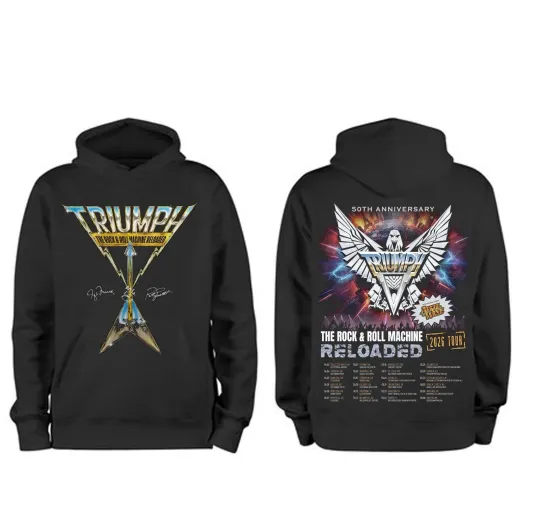 Discover Trivph 50th Anniversary  2026 Tour Hoodie