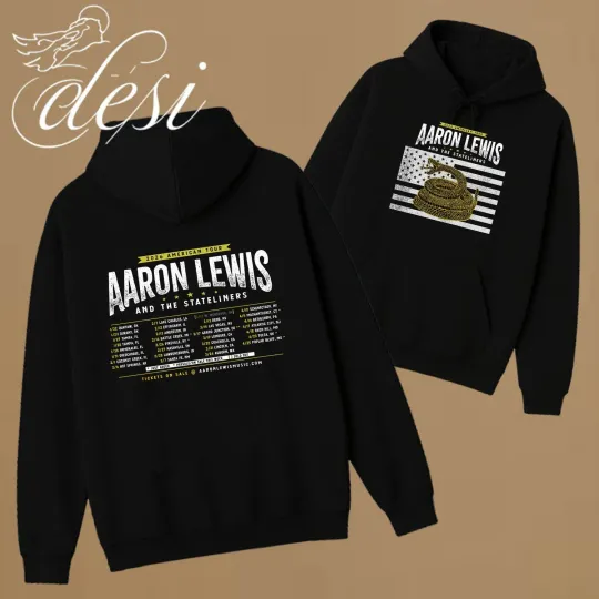 Discover Aaron Lewis 2026 Tour Unisex Hoodie