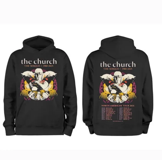 Discover THE CHURCH North American Singles Tour summer 2026 Hoodie