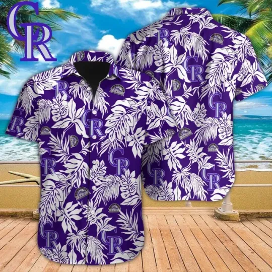 Discover Colorado Tropical Jungle Hawaiian Shirt