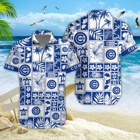 Discover Chicago Island Patchwork Summer Aloha Unisex Hawaiian Shirt