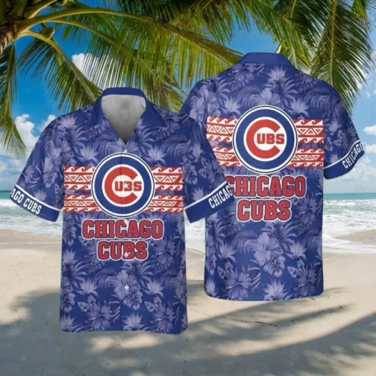 Discover Chicago Vintage Tropical Summer Aloha Unisex Hawaiian Shirt