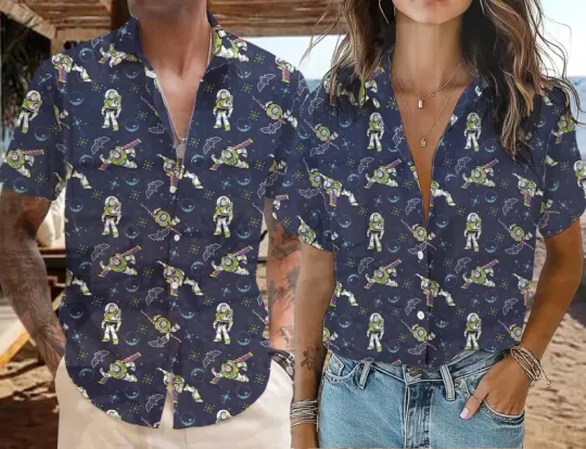 Discover Buzz Lightyear Hawaiian Shirt, Toy Story Hawaiian Shirt, Toy Story Button Up