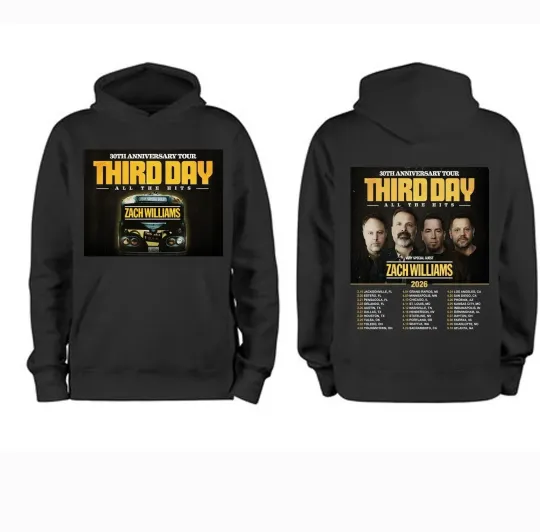 Discover Third Day Announces 30th Anniversary Tour For 2026 Hoodie