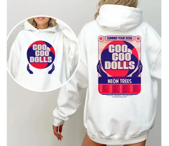 Discover Goo Goo Dolls Summer Tour 2026 Hoodie