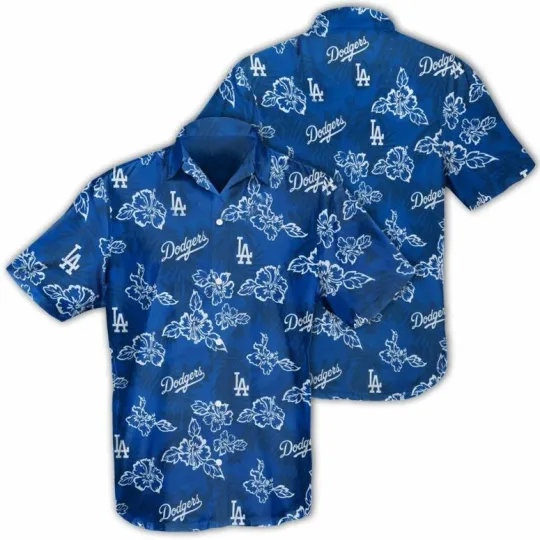 Discover Los Angeles Island Leaves Hawaiian Shirt