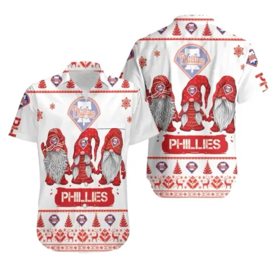 Discover Philadelphia Holiday Gnome Summer Aloha Unisex Hawaiian Shirt