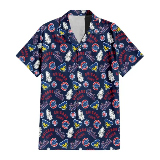 Discover Chicago Classic Emblem Summer Aloha Unisex Hawaiian Shirt