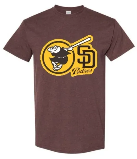 Discover San Diego Padres Men's Cotton Tee Med -3X-Large