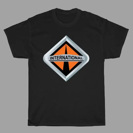 Discover International Trucks Trucker Men's Black Size S to 5XL