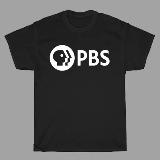 Discover PBS Public Broadcasting Service Men's Black T-Shirt