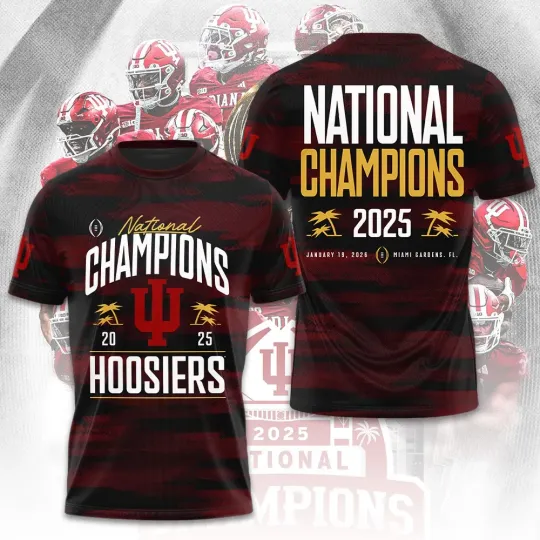 Discover Hoosiers Football 3D Apparel