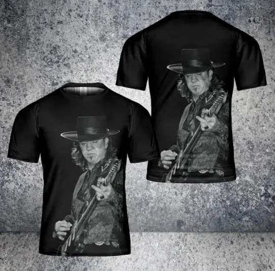 Discover Stevie Ray Vaughan AOP 3D T-Shirt