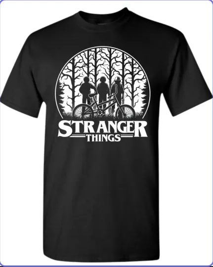 Stranger Things Youth Black T-Shirt