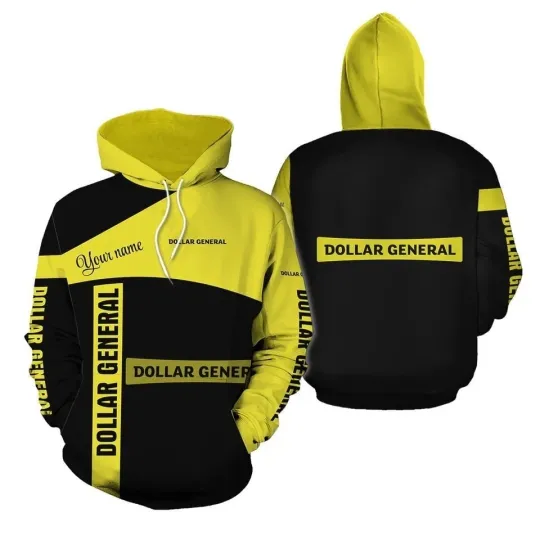 Discover Personalized Yellow Black Workwear Style 3D Hoodie Unisex