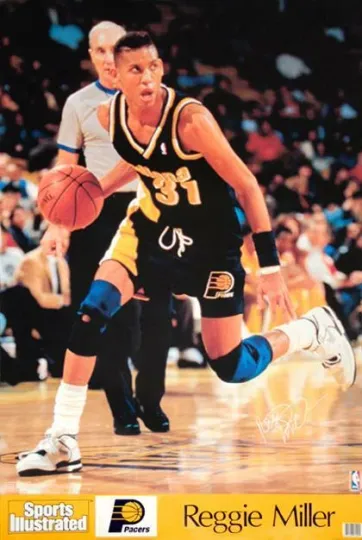 Discover Reggie Miller Indiana Pacers 1990 Original Sports Illustrated Poster  Vertical Poster