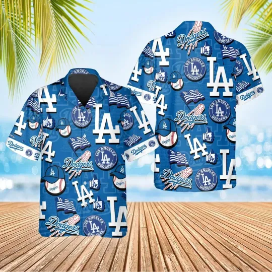 Los Angeles All-Star Icons Summer Aloha Hawaiian Shirt