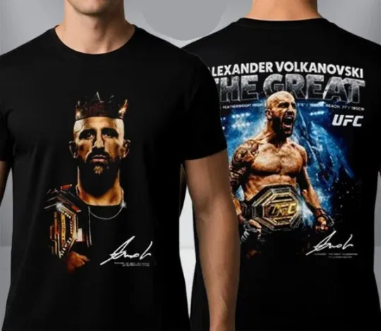 Discover Alexander Volkanovski UFC 325 Featherweight Champion 2026 T-shirt