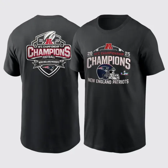 Discover New England Patriots 2025 2026 AFC Champions TShirt
