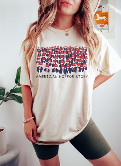 American Horror Story Trump Shirt, Trump American Horror Story T-Shirt, Scary MAGA Tee, Anti Trump Shirt, Anti MAGA Tee, Political T-Shirt