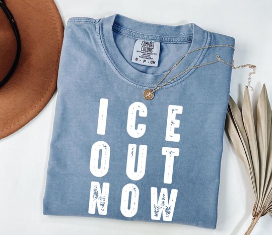 Discover Comfort Colors ICE Out Now Shirt: Pro Immigration Minnesota Tee