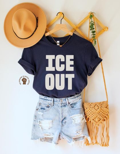 ICE Out Shirt, Abolish ICE TShirt, No Human is Illegal Tee, Pro Immigrant Gift