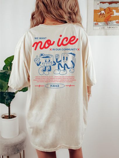 Discover Retro Abolish ICE Shirt, Human Rights Shirt, Protest ICE Shirt, Anti-ICE Shirts, Chinga La Migra, Progressive T-Shirts