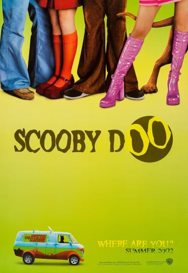 Discover 2002 Scooby Doo Movie Poster Sarah Michelle Gellar Freddie Prinz Jr - Premium Matte Vertical Poster