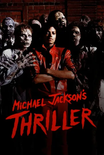 Discover Michael Jackson Thriller Poster Print Vintage Movie Inspired Artwork Vertical Poster