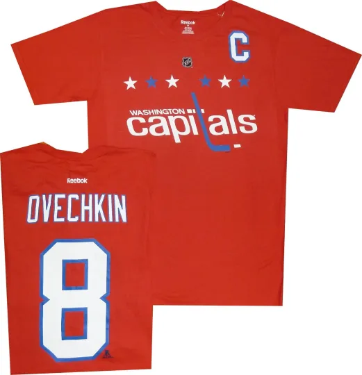 Discover Washington Capitals Alex Ovechkin Double Sided T-Shirt