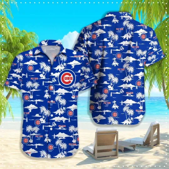 Discover Chicago HAWAIIAN Shirt Baseball Coconut Tropical Shirt Beach