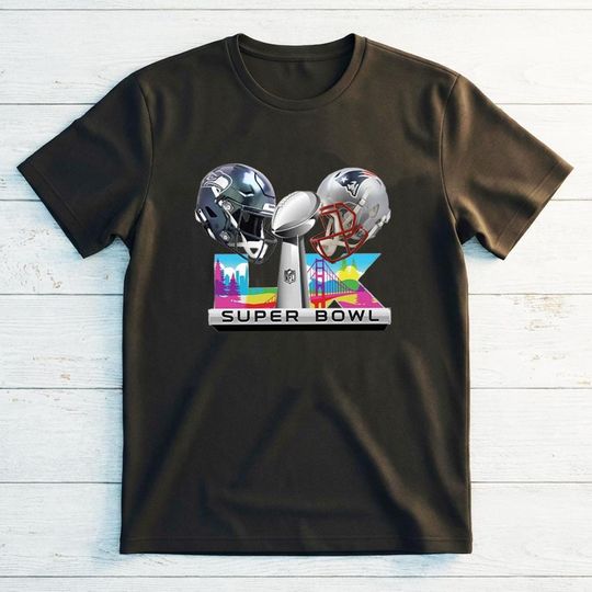 Discover Superbowl LX Seahwaks v. Patriots tShirt