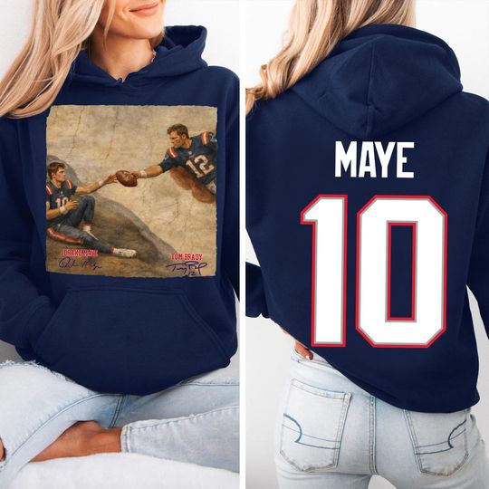 Discover Maye Brady New England Football Hoodie, Maye 10 Football, Gay For Maye New England Tee, Brady Maye T-shirt, New England Football Gifts