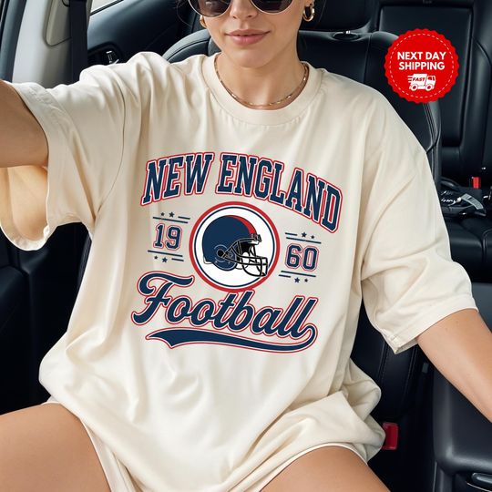 Discover New England Football Retro Style Comfort Colors T-Shirt,The Pats T-Shirt,Vintage New England Fan Gift Crewneck,Patriots T-Shirt