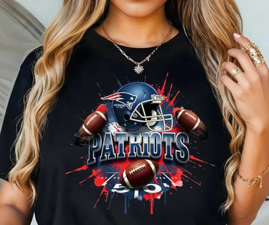 Discover Patriots Football Sublimation Clipart PNG: Use for Stickers, T-shirt, Mug, Frame, Tumbler (Digital Download)
