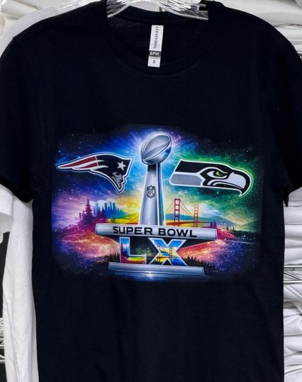 Discover Super Bowl 2026 Seahawks vs Patriots football Football Championship Game Shirt /Hoodie