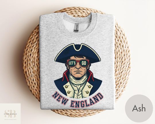 Discover New England Mascot Football Shirt, Vintage American Patriot Sweatshirt, Sunday Football Merch, LX Fan Gift