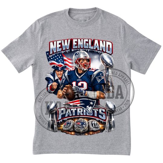 Discover New England Patriots Gameday Shirt - Super Bowl Bound Tee - Patriots Gift for Him or Her - Sunday Football Crewneck - New England Fan Gear