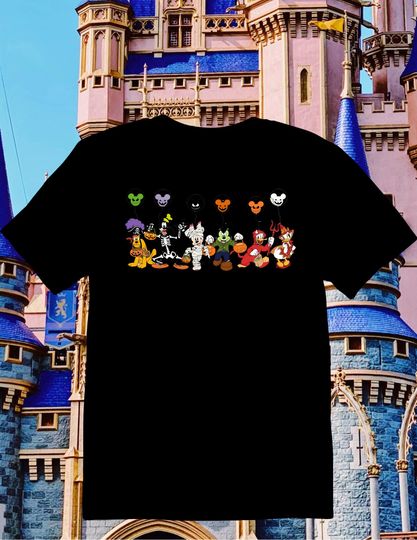 Discover Disneyland Halloween Shirt, Hoodie, Crewneck, Mickey & Friends, Disney, Disneyworld, Minnie, Daisy, Goofy, Pluto, Donald Duck