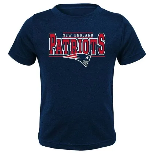 Discover New England Patriots Youth Boys Navy T-Shirt