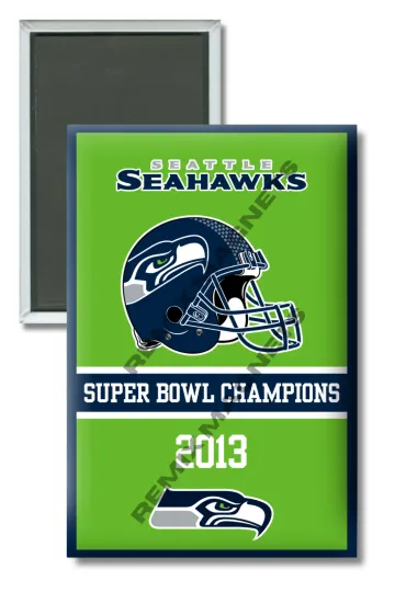 Seattle Seahawks Super Bowl Champions Banner Magnet