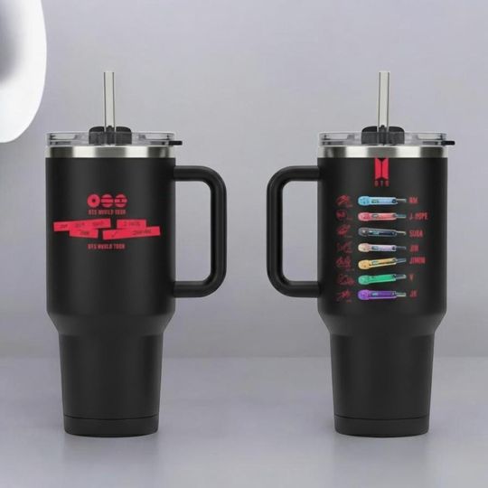 BTS World Tour 2026 Bts Member Signature Tumbler - TB02