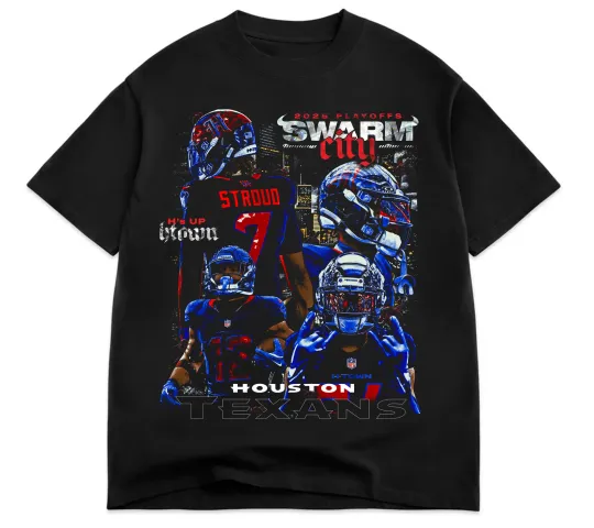 Discover Houston Texans H's Up Playoffs T-Shirt