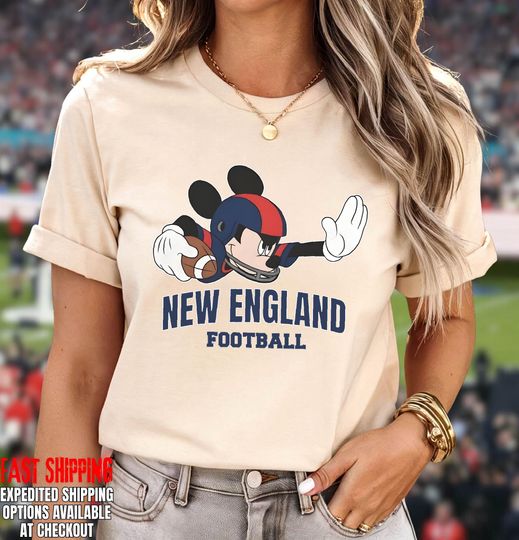 Discover Comfort Colors New England Football Shirt, Vintage New England Fan Gift