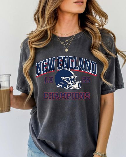 Discover Comfort Colors New England Football Vintage Style Tshirt, Vintage New England Fan Gift